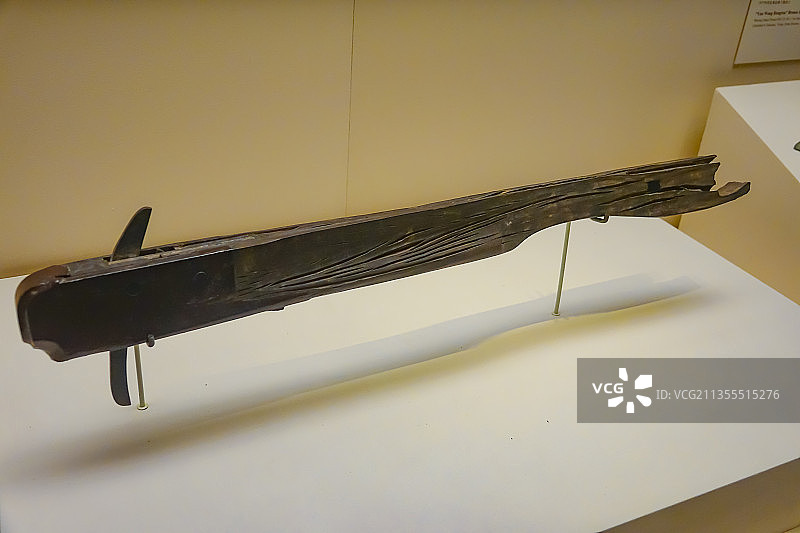 错银青铜弩机 中国国家博物馆战国时期文物图片素材