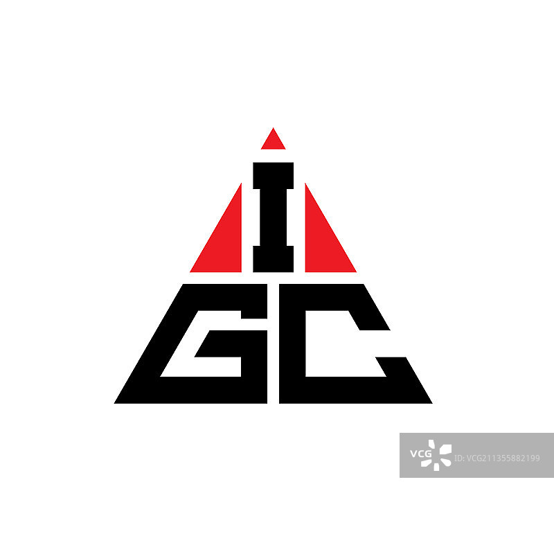 Igc三角形字母标志设计与三角形图片素材