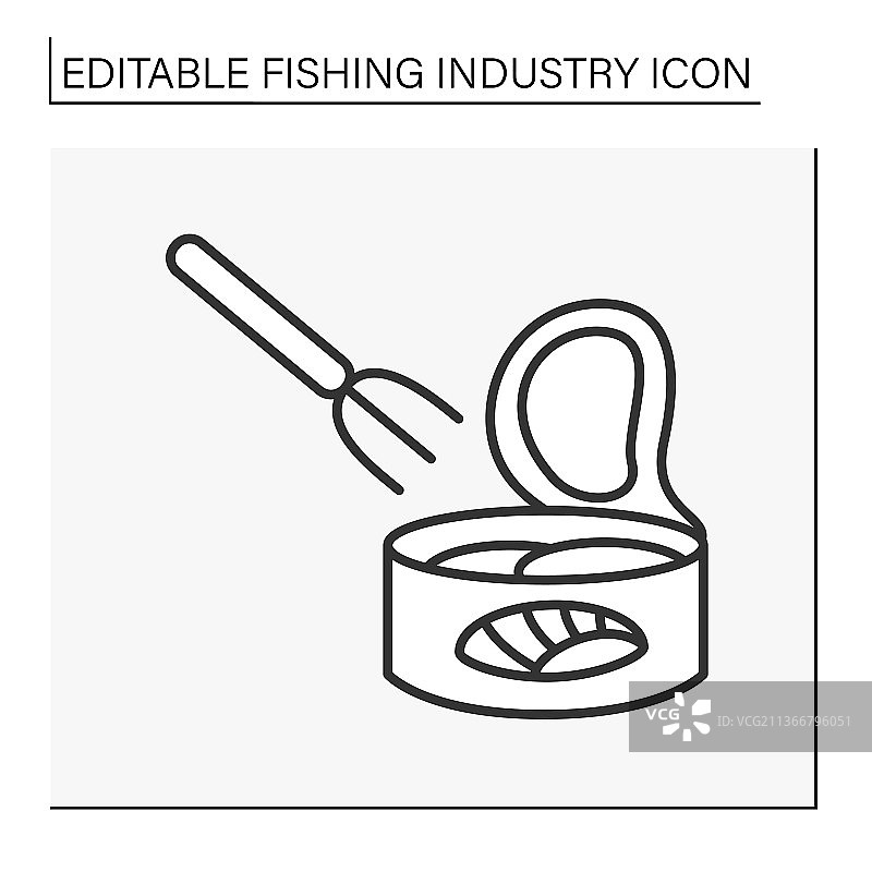 鱼类产品线图标图片素材
