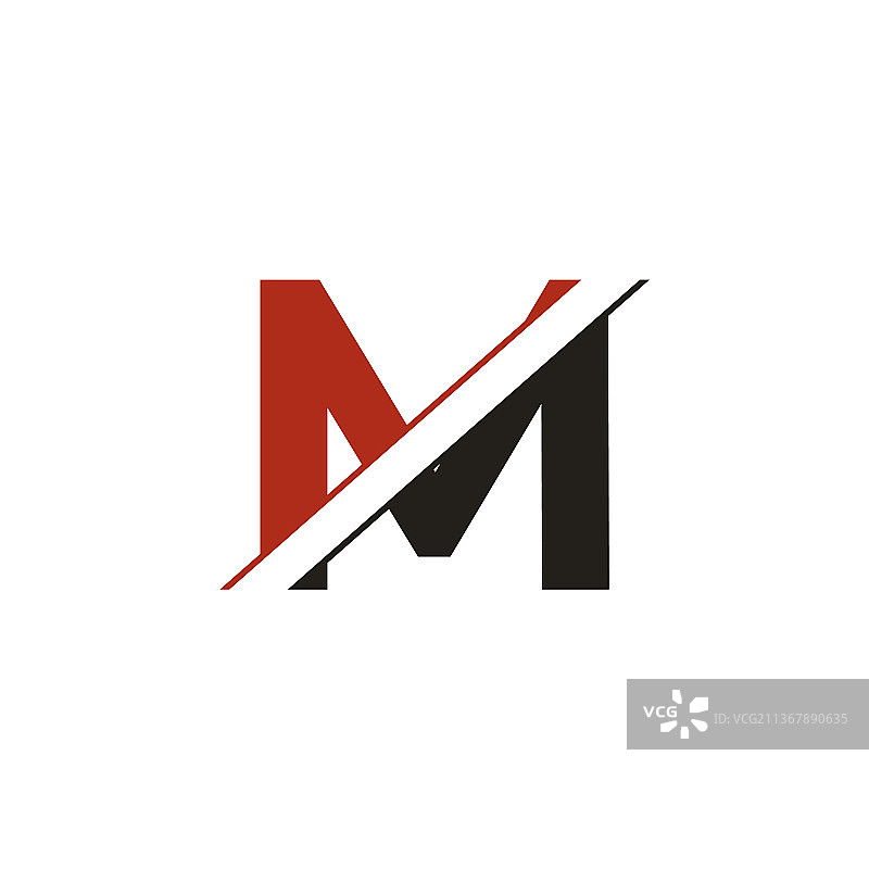 字母m标志或图标设计图片素材