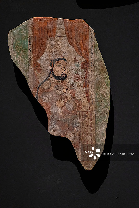 柏林亚洲艺术博物馆藏新疆库车地区石窟壁画图片素材