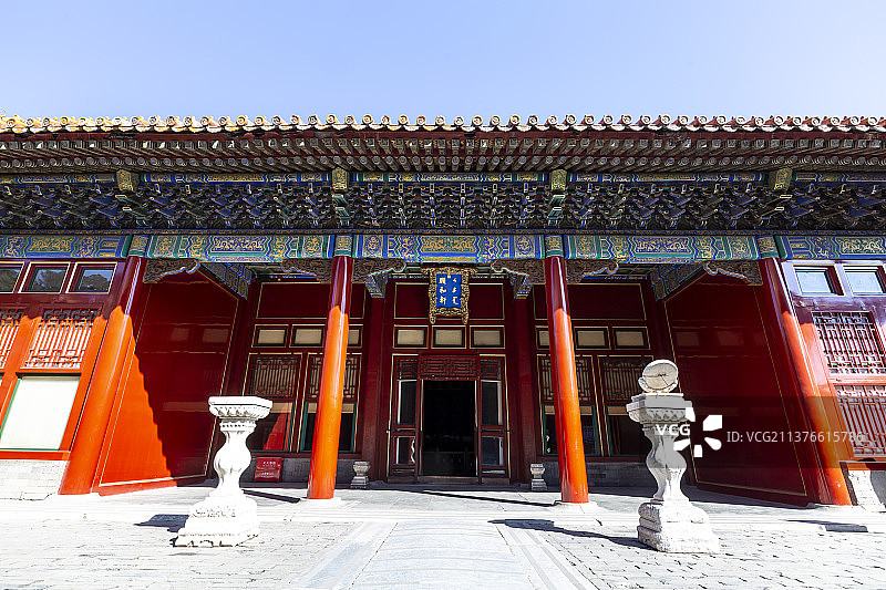 北京故宫外东路：颐和轩图片素材
