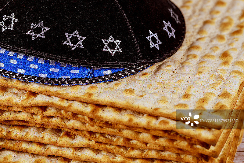 逾越节犹太庆祝传统犹太的洁食无酵饼图片素材