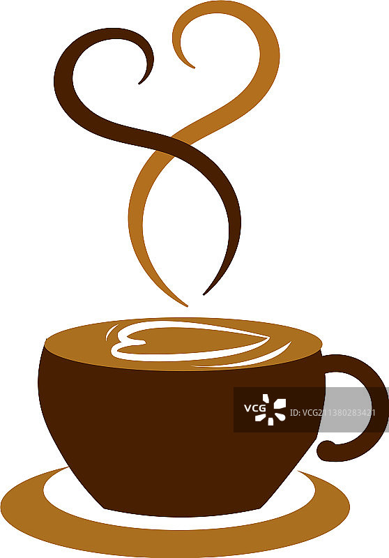 咖啡杯标志模板图片素材