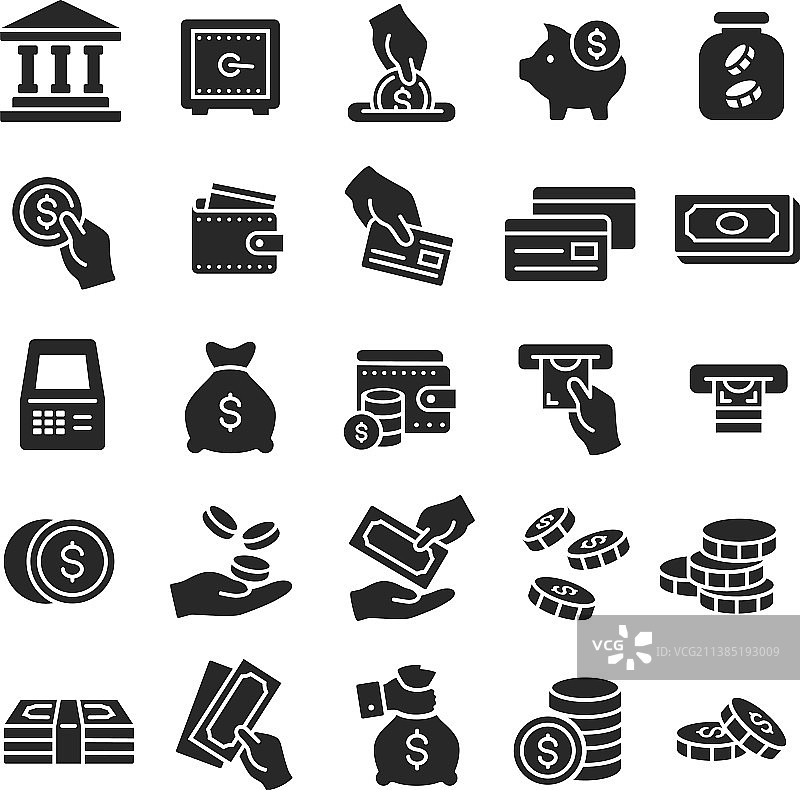 货币图标金融业务金融银行图片素材