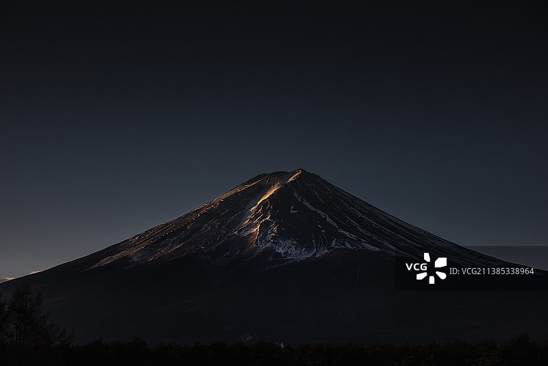 日本富士山黎明图片素材