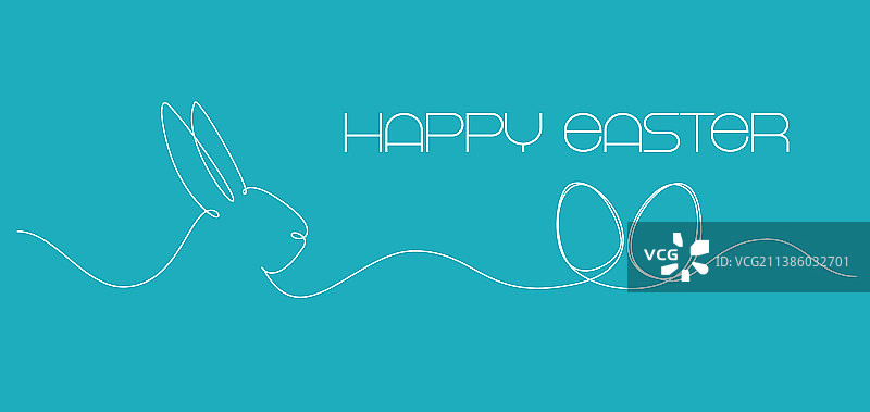 快乐的复活节兔子图片素材