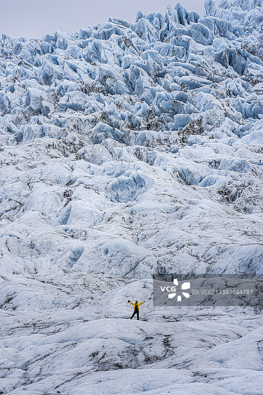 Vatnajokull Glacier of Iceland图片素材