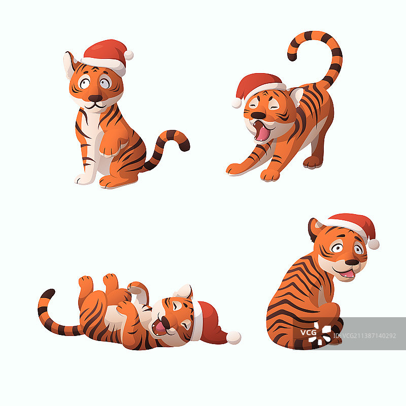 虎年——2022年新年的象征图片素材