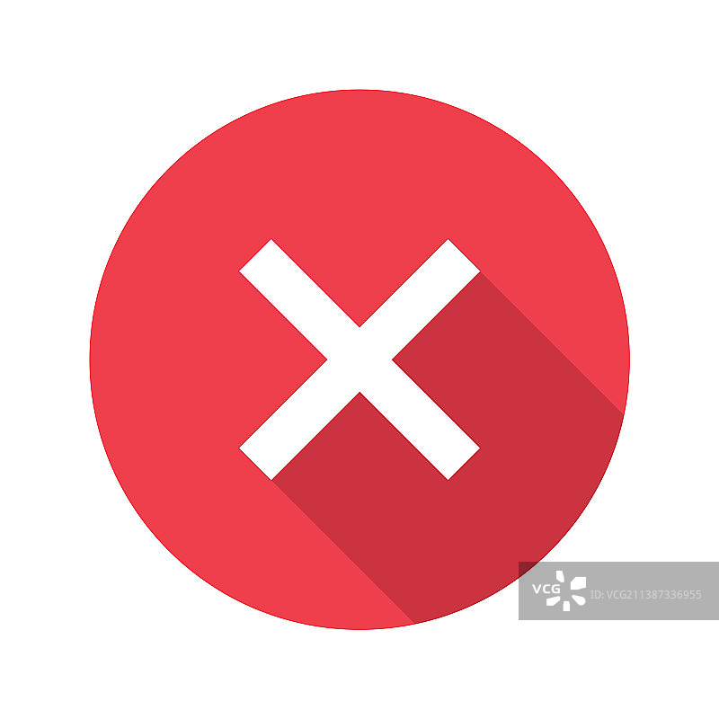 十字标记图标x符号简单错误设计错误图片素材