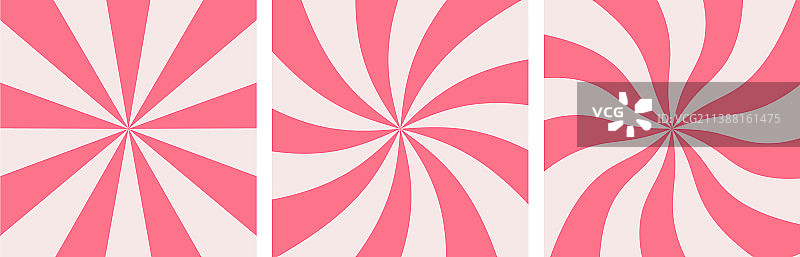 甜蜜的糖果漩涡粉红色背景设置草莓图片素材