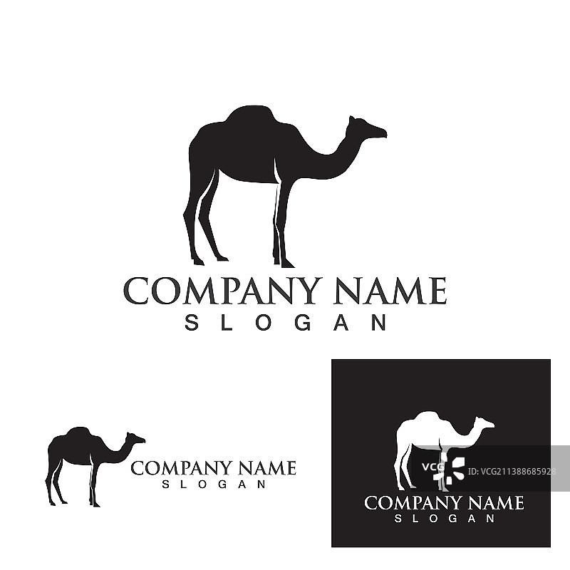骆驼商标模板图片素材
