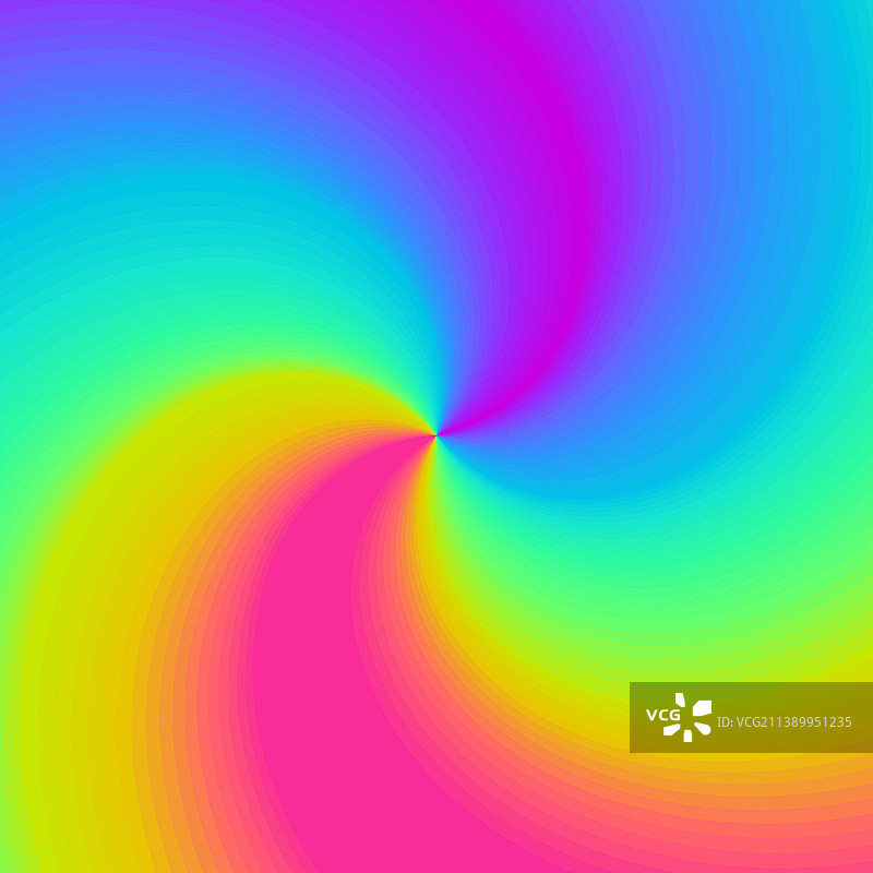 彩虹霓虹漩涡背景径向梯度图片素材