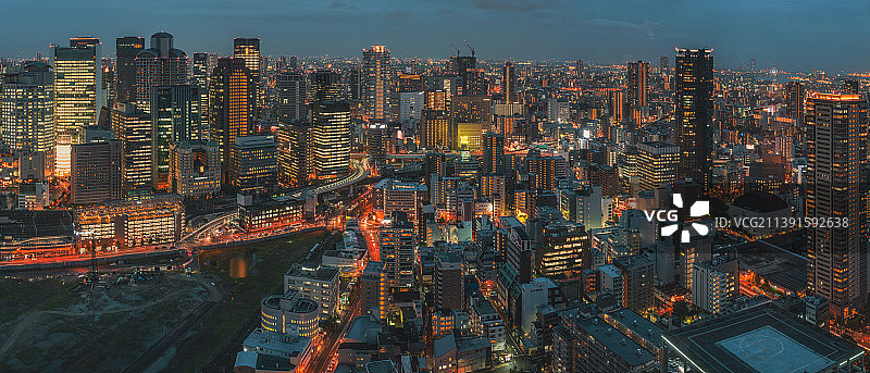 大阪夜景图片素材