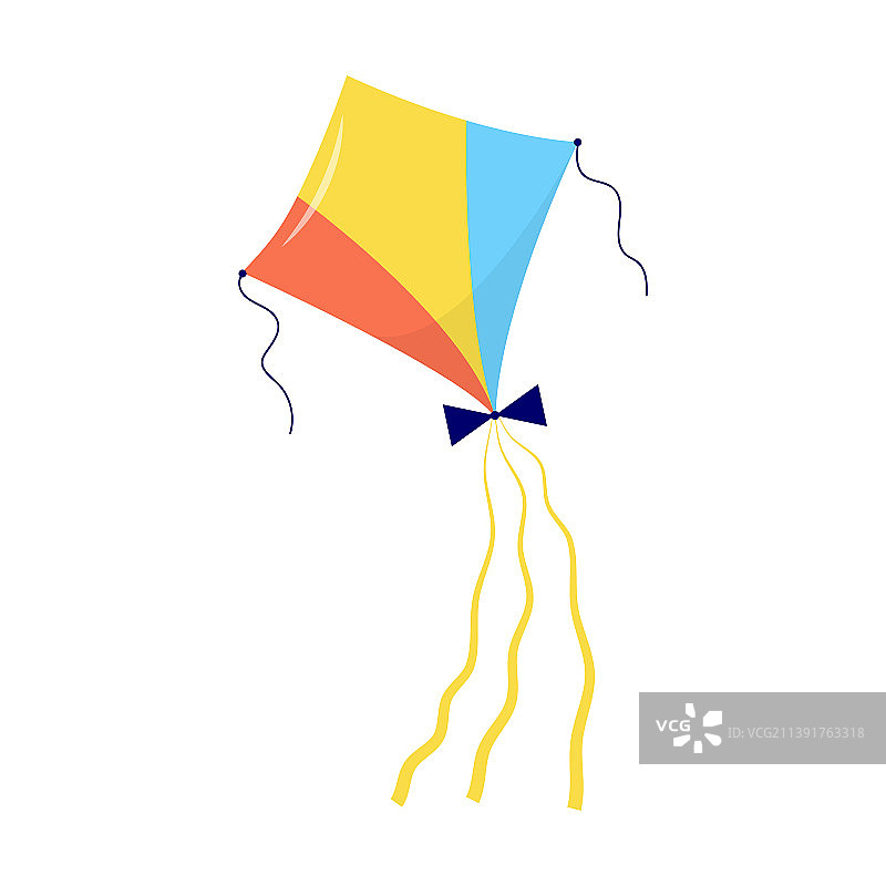 白色背景的风筝气球图片素材