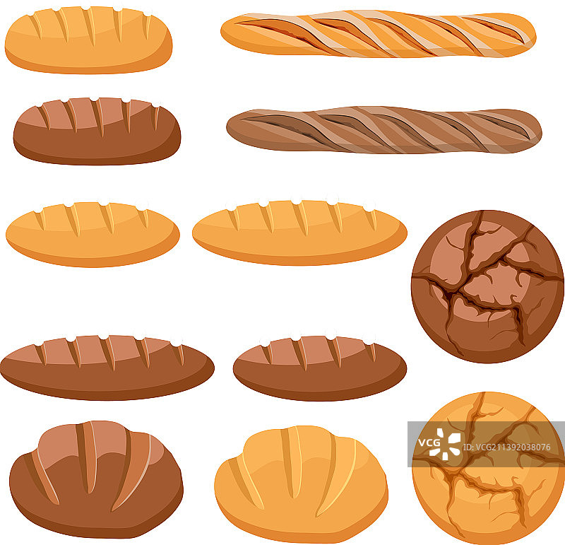 全麦面包的标志图片素材
