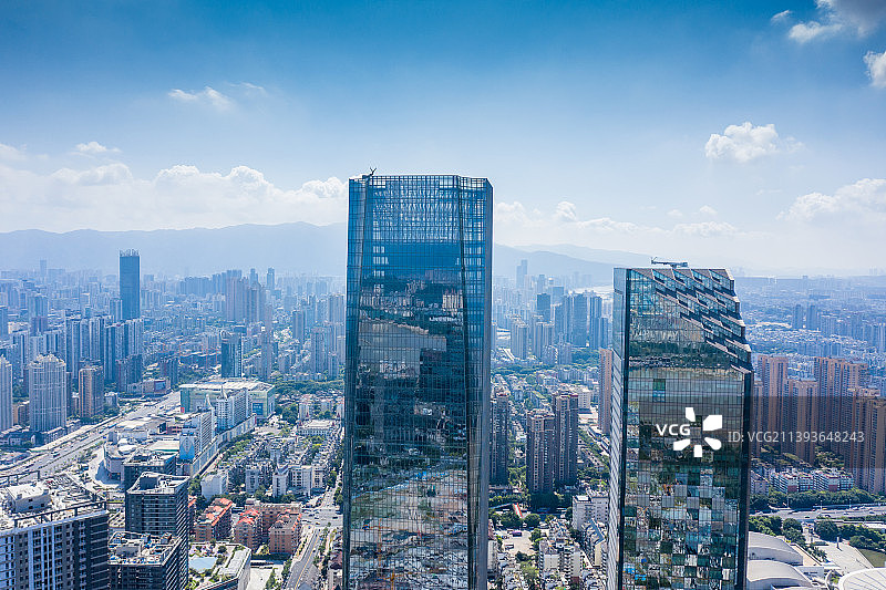 中国福州现代城市风光图片素材