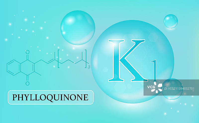 维生素k1叶醌水滴胶囊上图片素材