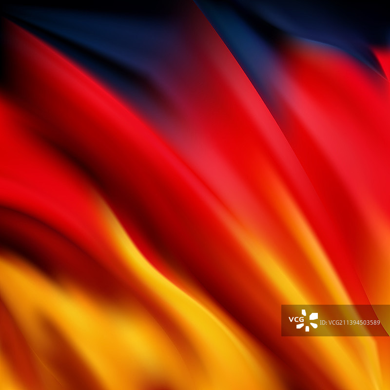皱巴巴的德国国旗象征着图片素材