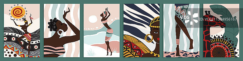 非洲妇女的民族舞蹈图片素材
