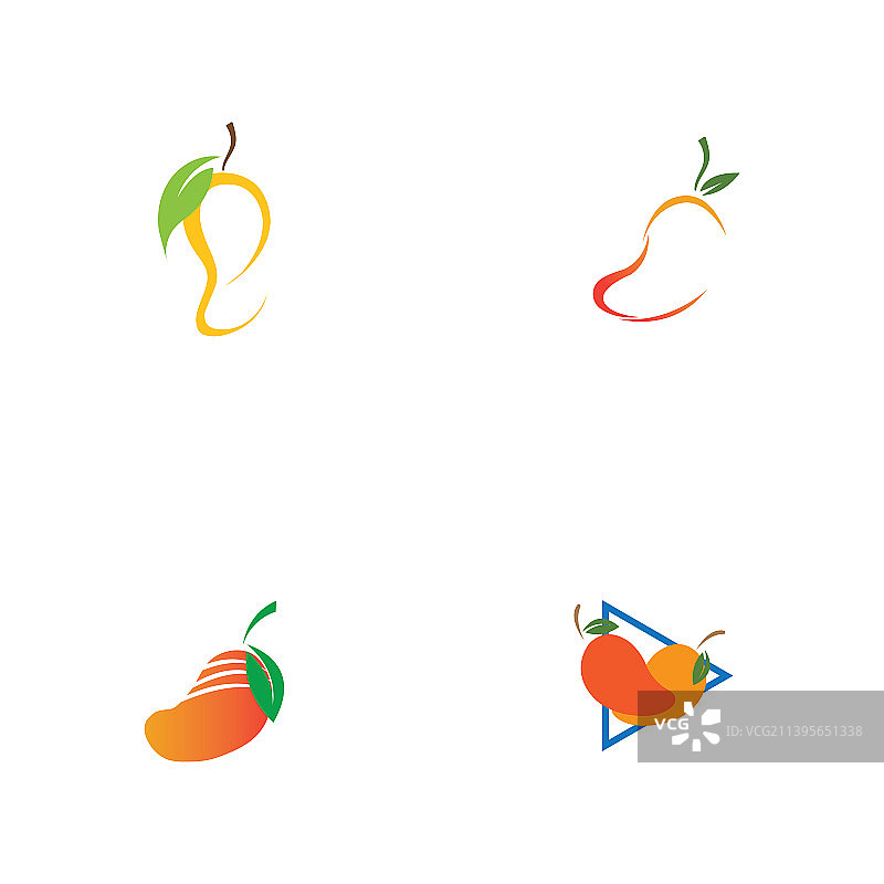 芒果水果标志图标图片素材