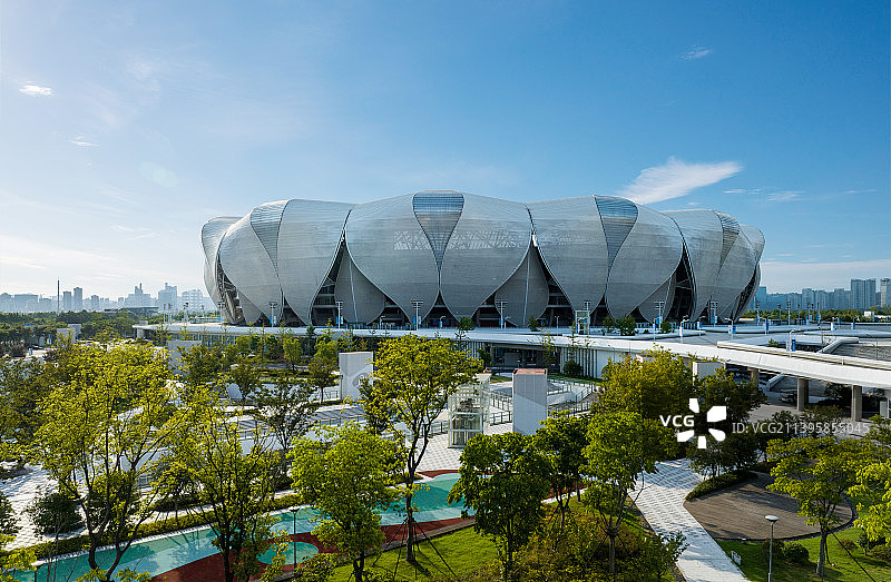 杭州奥体中心体育场图片素材