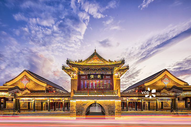 天津古文化街戏楼图片素材