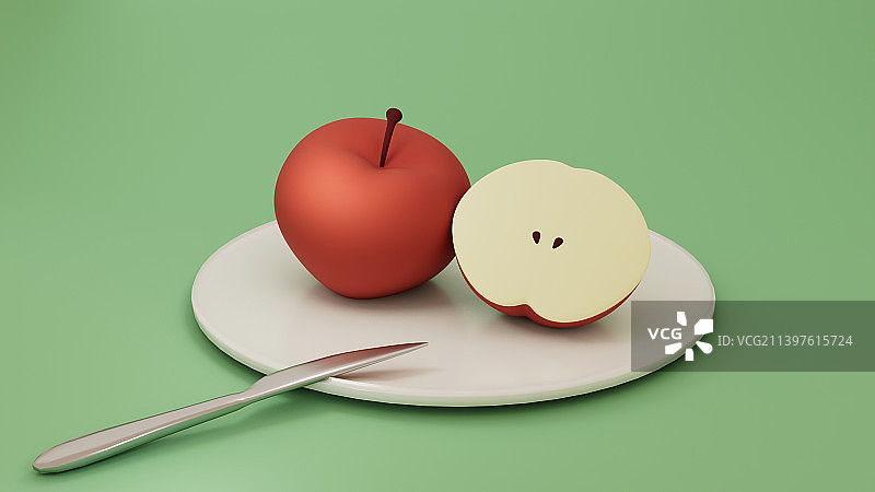 美味的食物-苹果图片素材