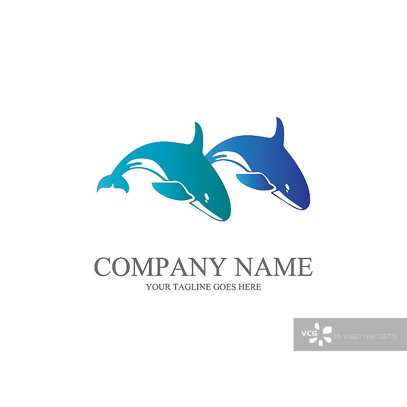 水中动物海豚标志象征在海洋图片素材