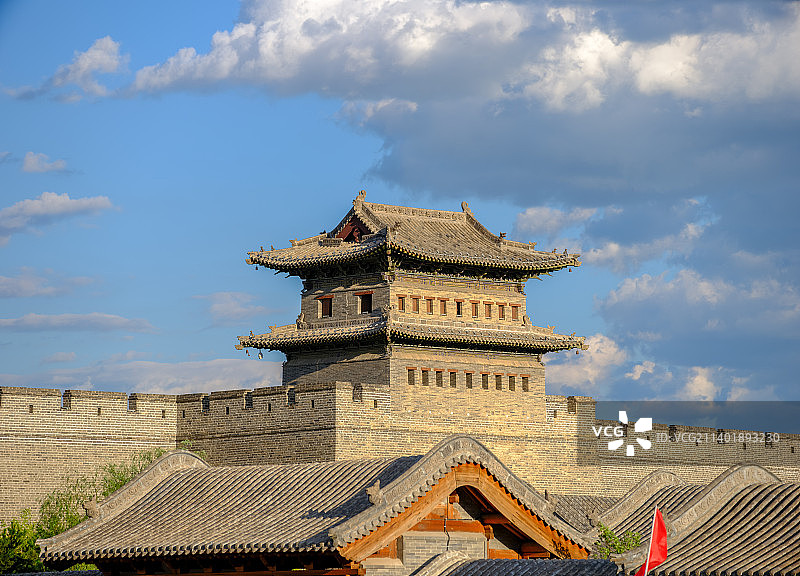 中国山西大同古城城楼图片素材