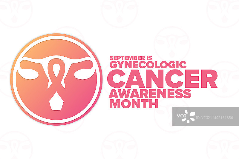 九月是妇科癌症宣传月图片素材