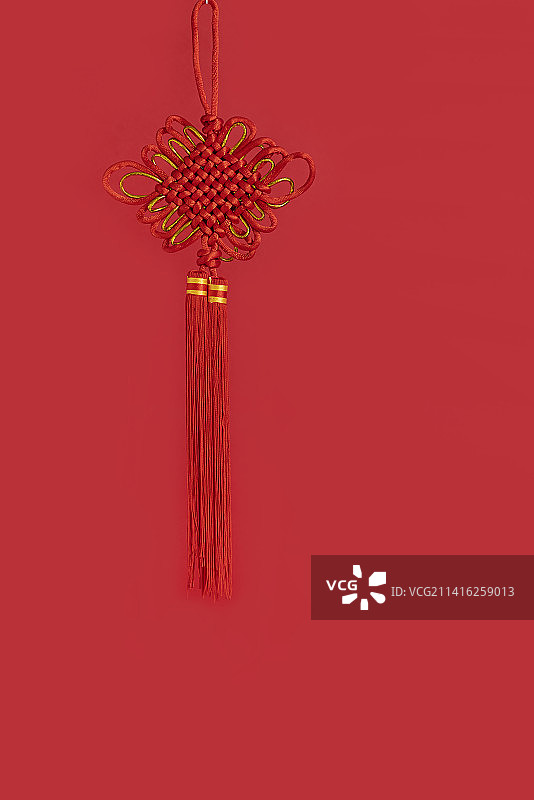中国结新春红色背景图片素材
