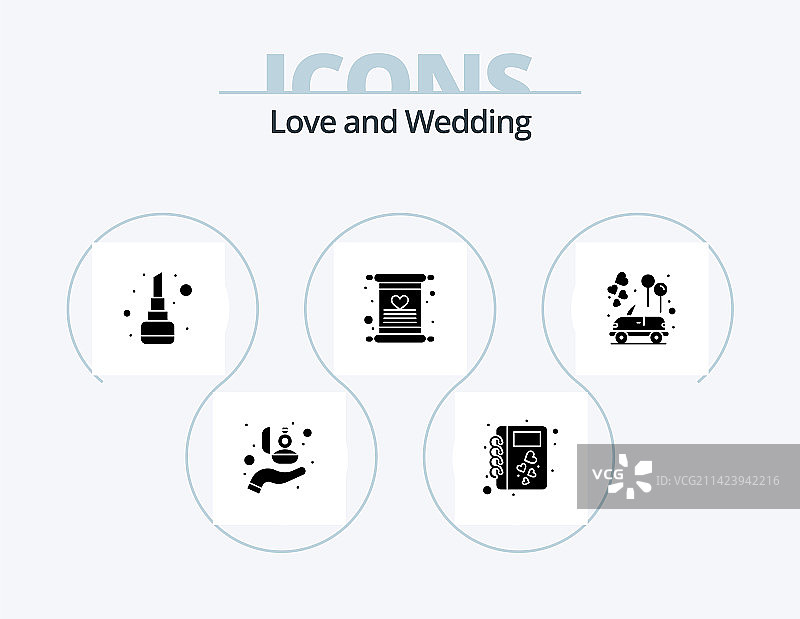 婚礼符号图标包5图标设计汽车爱情图片素材