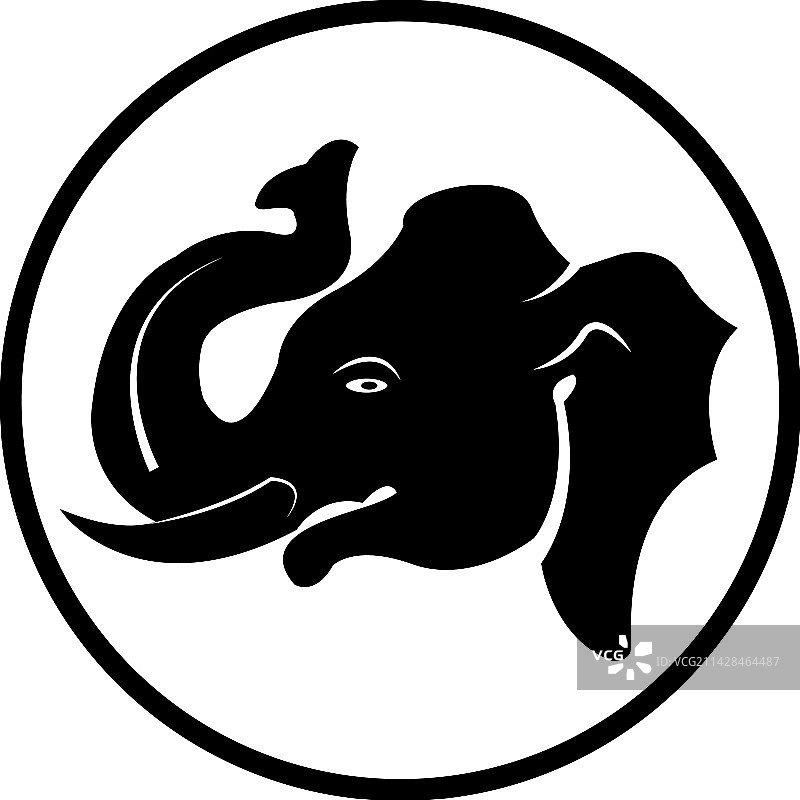 大象标志图标图片素材