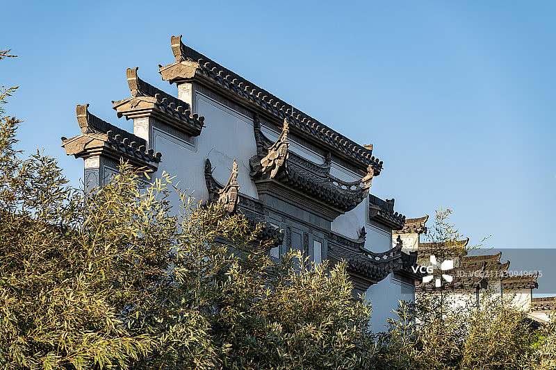 北京园博园古民居文化区建筑景观图片素材