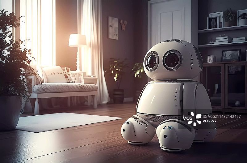 【AI数字艺术】家居人工智能机器人系列图片素材