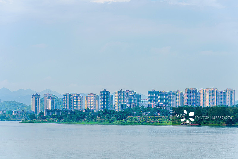 中国重庆合川城区风光图片素材