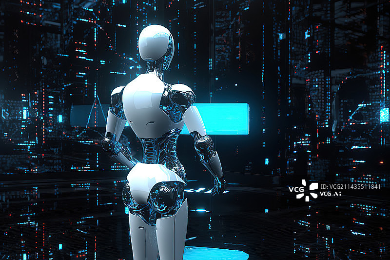 【AI数字艺术】人工智能机器人图片素材