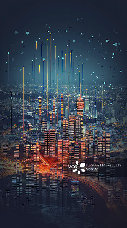 【AI数字艺术】概念都市系列图片素材