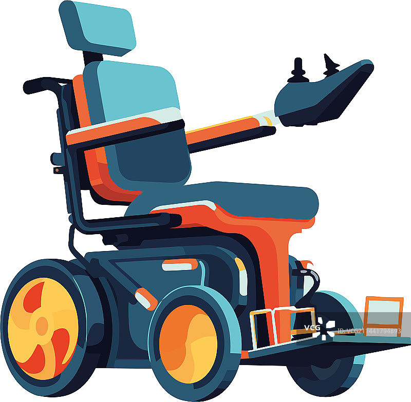 彩色的轮椅图片素材