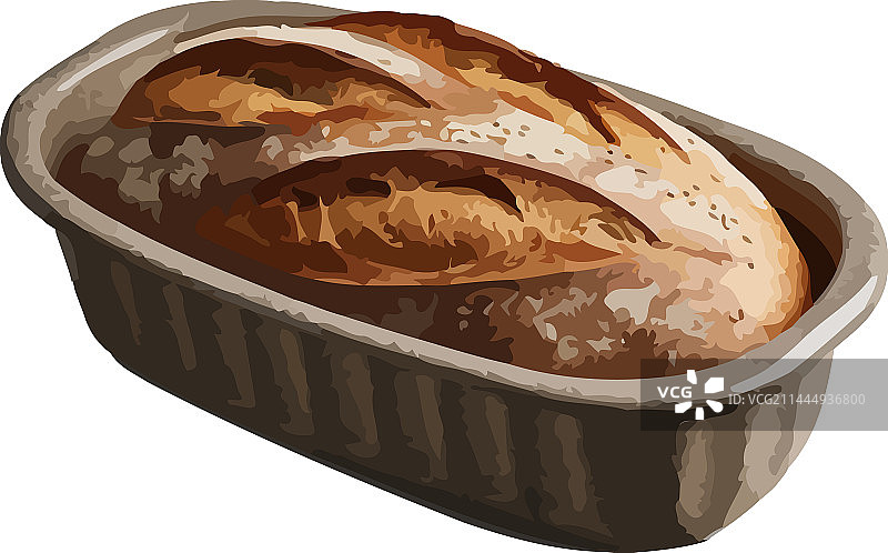 新鲜出炉的面包当午餐图片素材