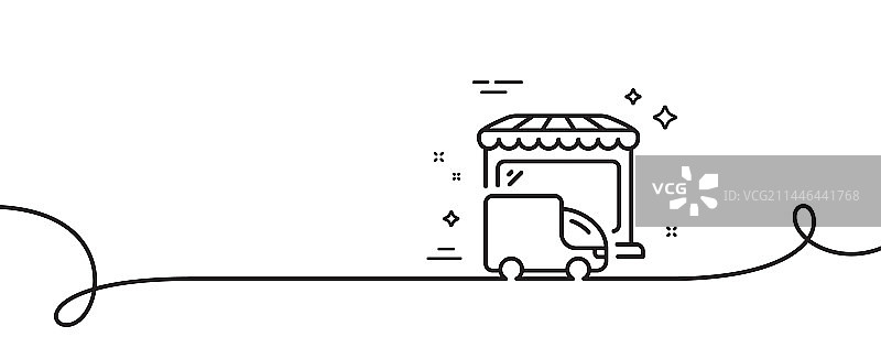 送货市场线路图标商店运输标志图片素材