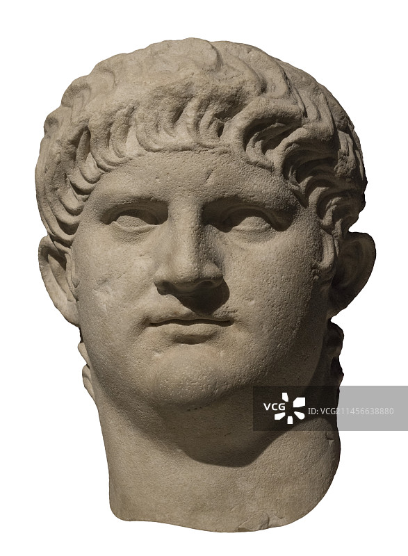 尼禄皇帝的雕像。图片素材