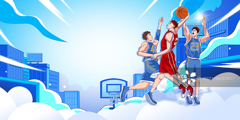 篮球3v3比赛海报展板图片素材