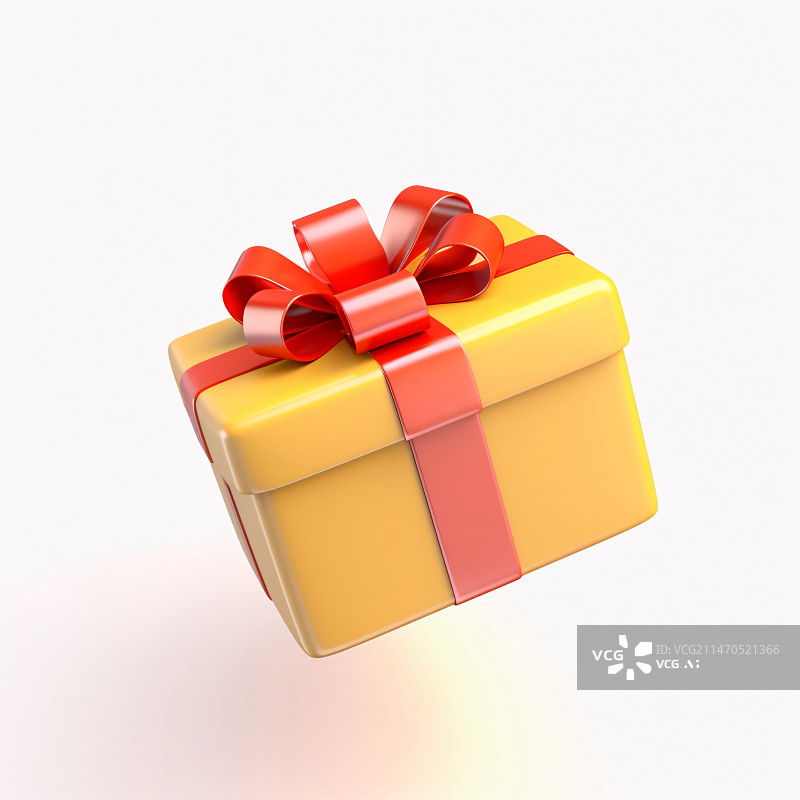 【AI数字艺术】节日礼盒3D插画，圣诞节生日礼物盒子概念插图图片素材