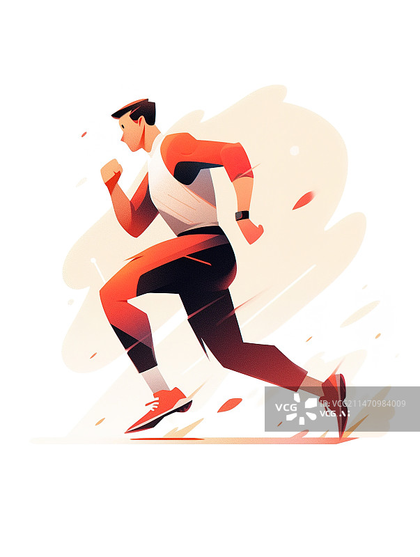 【AI数字艺术】体育运动概念插画图片素材