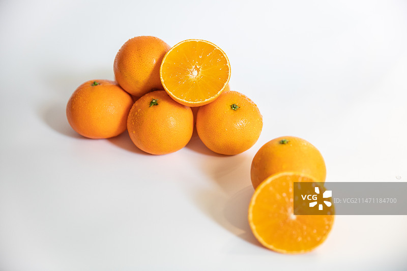 新鲜水果橙子特写图片素材