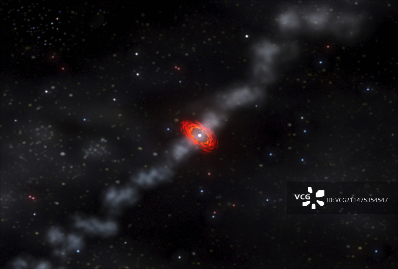 恒星坍缩后的超新星遗迹图片素材