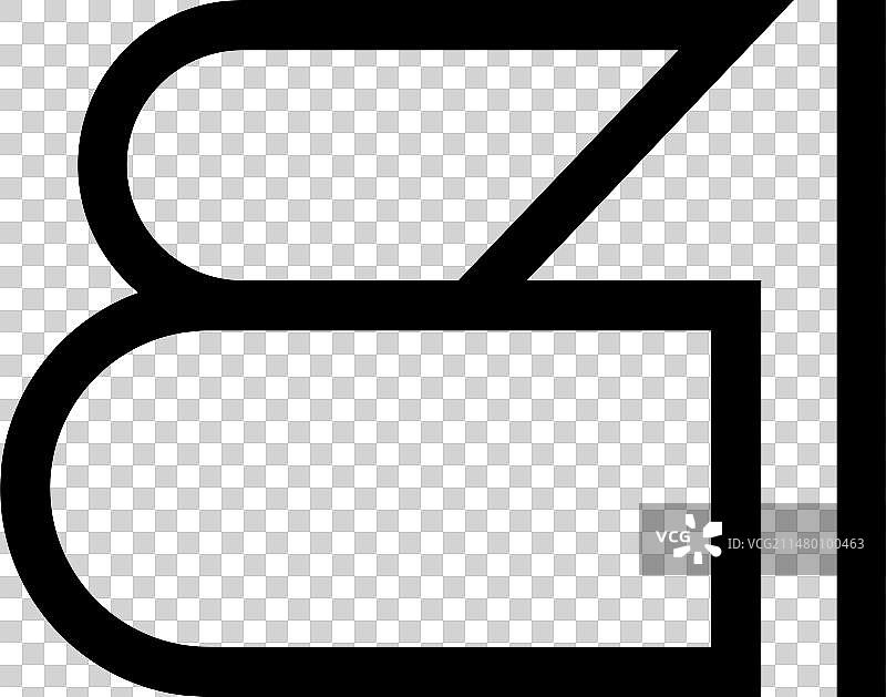 最小的字母bi标志设计图片素材