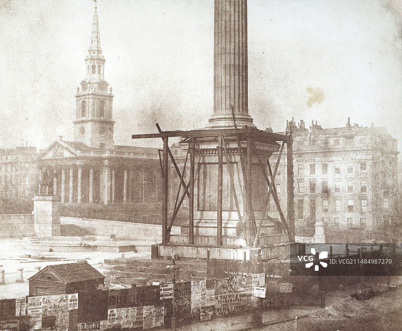 纳尔逊建造圆柱(1843年图片素材